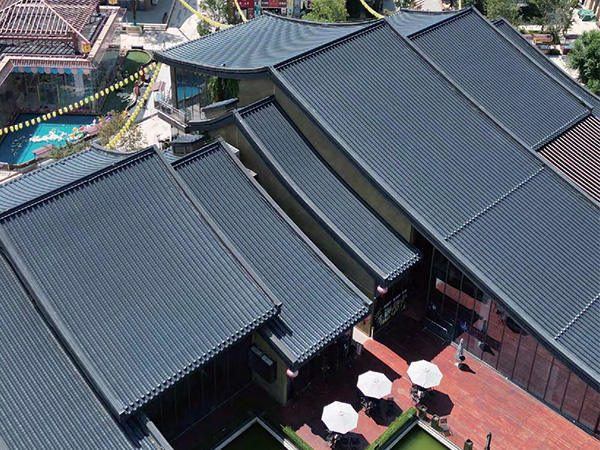 古建金属瓦案例