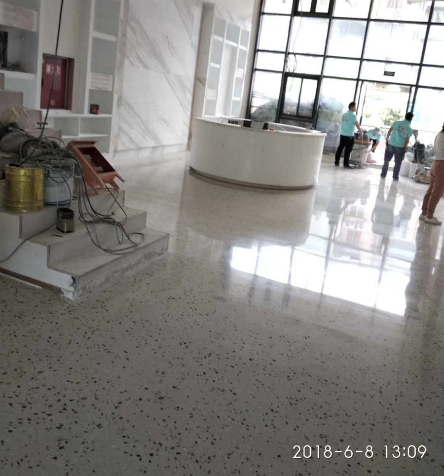 某会所水磨石地板