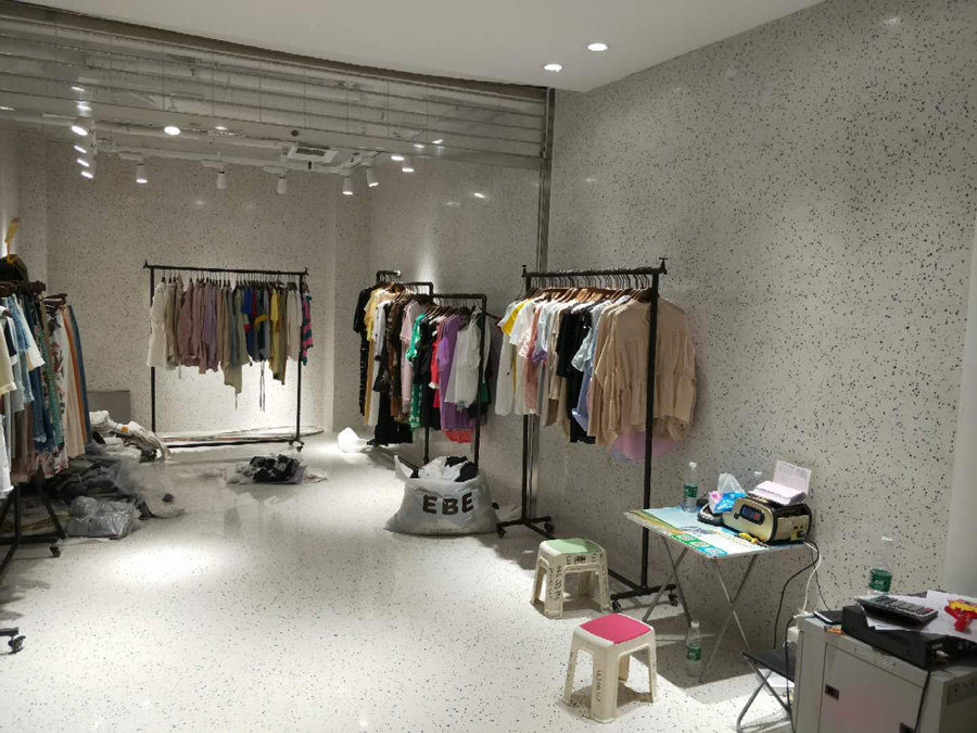 服装店水磨石效果