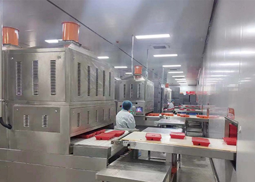快餐盒饭微波加热设备